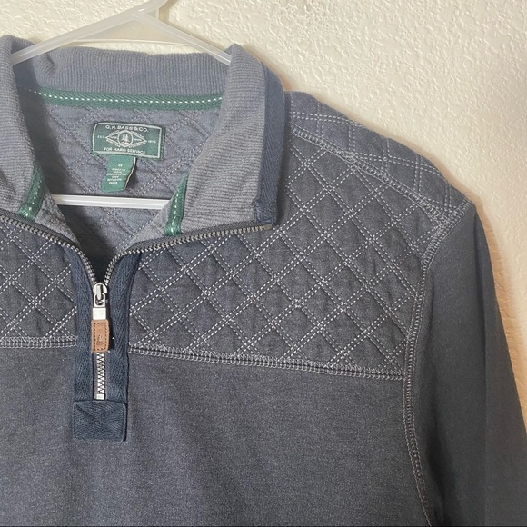 G.H. & Co. Vintage Men's 1/4 Zip Outdoor Hiking Trail Pullover Size:M - Picture 3 of 7